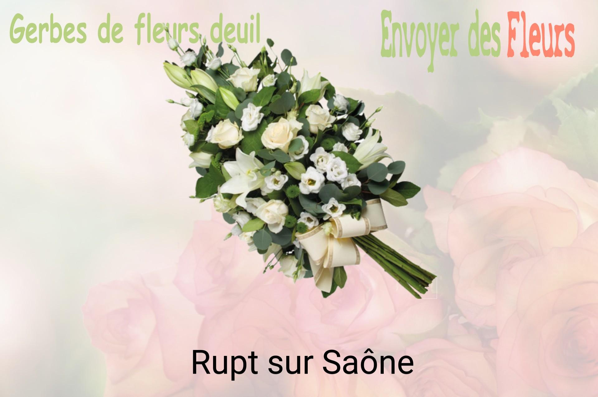 Gerbe de fleurs de deuil livrée à Rupt-sur-Saône